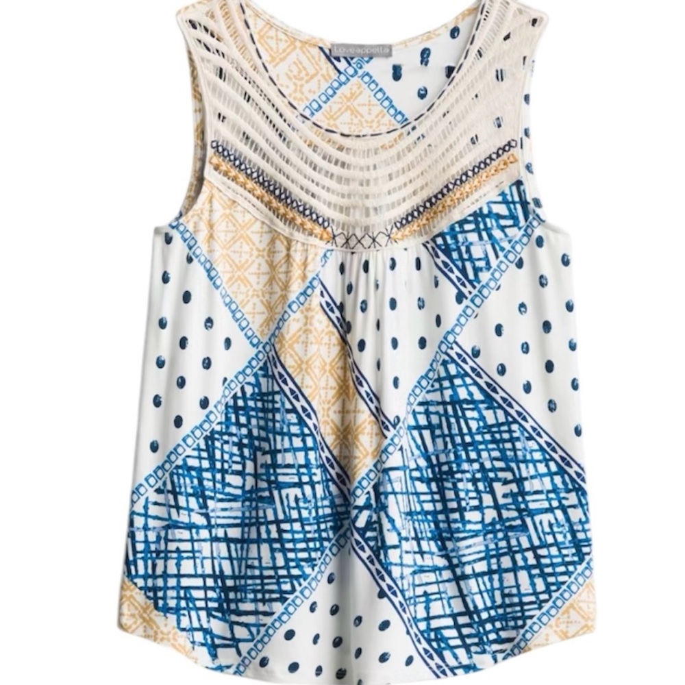 LOVEAPPELLA
Mackinley Crochet Yoke
Knit Top